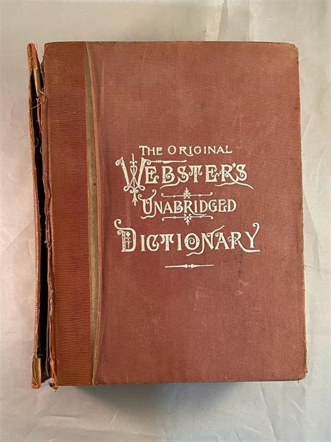 webster original dictionary