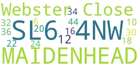 webster post code