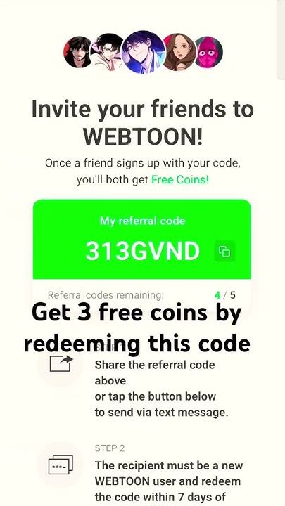 Webtoon Promo Code FREE Coins [Sep 2022] New Updated!!tuvi365