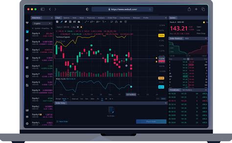 Webull Trading Platform Interface