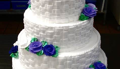 Wedding Cake Basket Weave Design Ideas