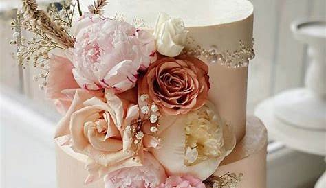 Wedding Cake Designs 2022 2 Tier homemade Two With Fresh Florals Food