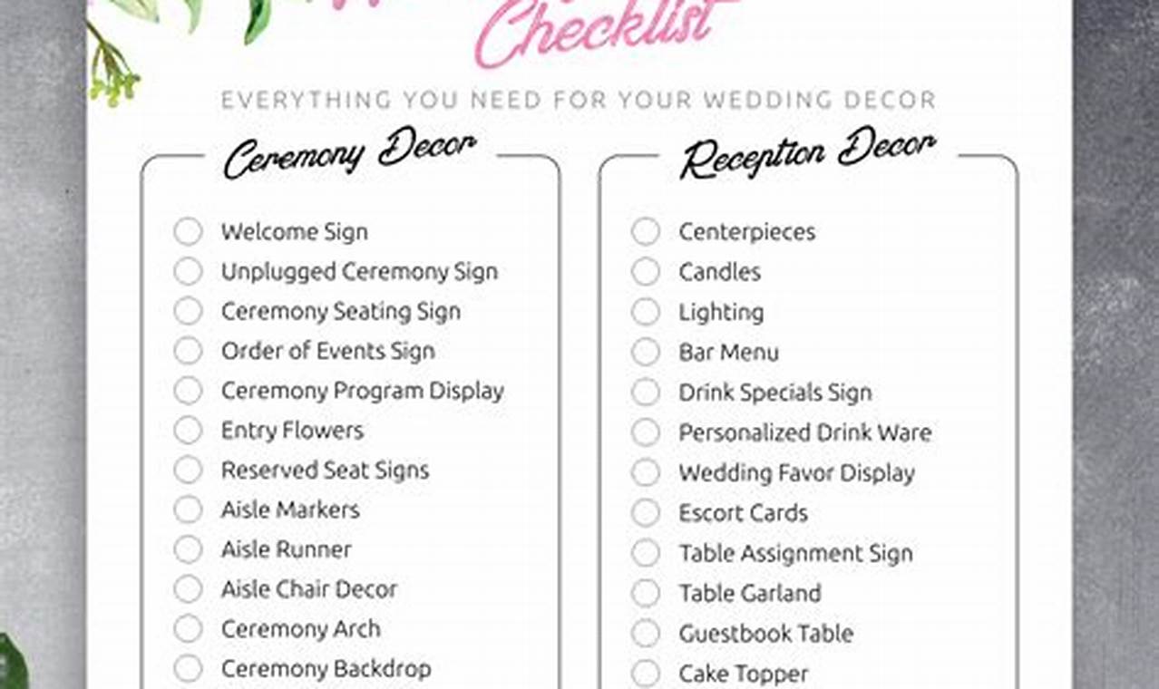 Discover the Ultimate Guide to Wedding Ceremony Decor: Plan a Stunning Celebration