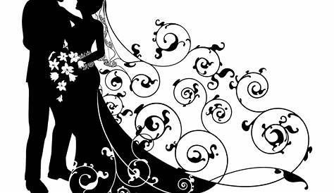 indian wedding clipart black and white 19180510 Vector Art at Vecteezy