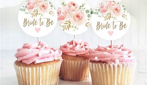 Custom Wedding Cupcake Toppers Printable Bridal Shower | Etsy