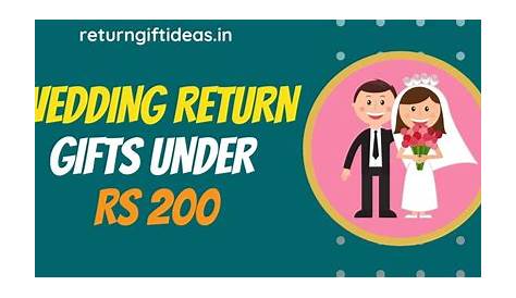 Return Gifts Under Rs. 200 Budget Friendly Return Gifts