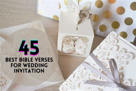 The Best Bible Verses for Your Wedding Invitations