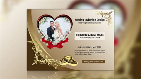 Wedding Invitation Templates Photoshop