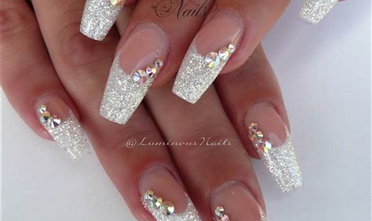 Sparkling Elegance: A Guide to Wedding Nails with Glitter