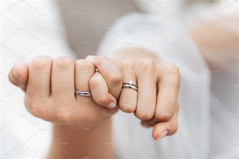 The wedding couple hands with rings Hands with rings, Wedding couples