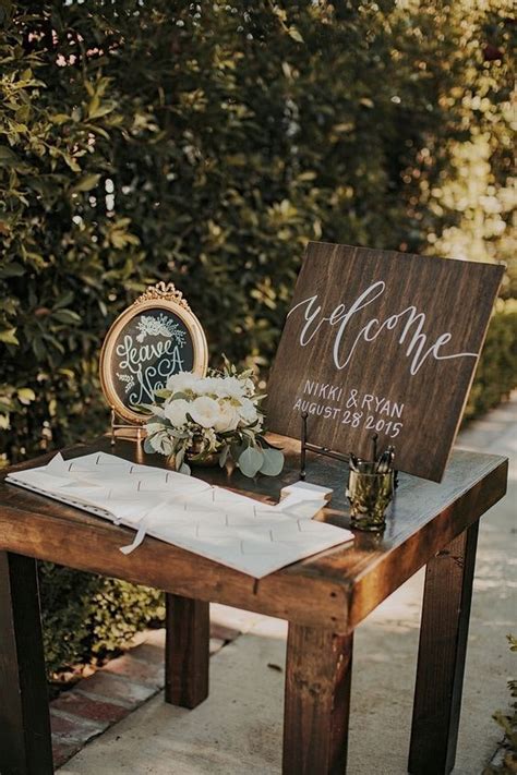 Sign in Table Wedding guest book table, Wedding entrance table