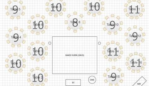 Wedding Table Floor Plan S