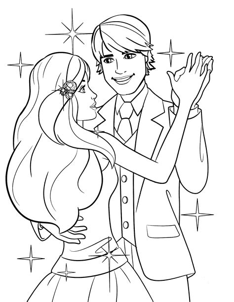 Wedding Barbie Coloring Pages: A Perfect Activity For Your Little Girl