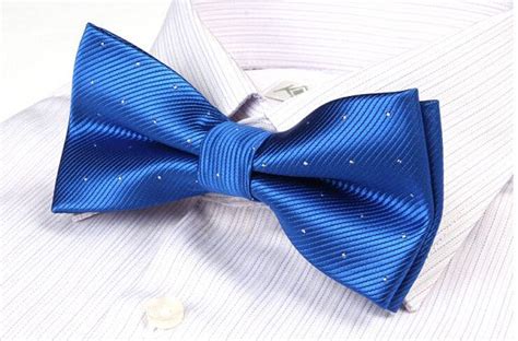 wedding bow ties blue