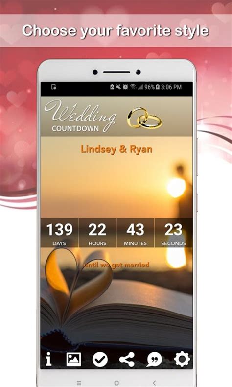 wedding countdown app