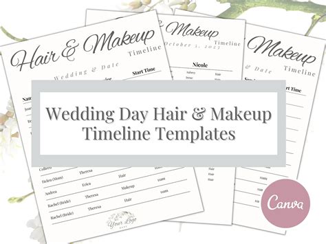 This Wedding Day Hair And Makeup Timeline Trend This Years