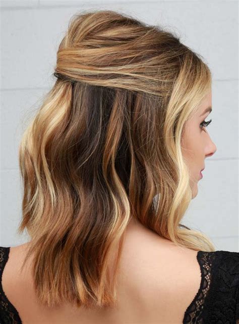 Perfect Wedding Guest Hairstyle For Shoulder Length Hair For Hair Ideas