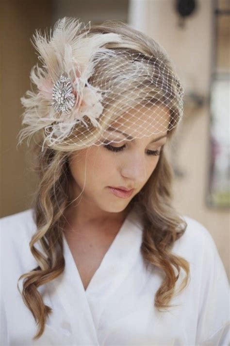  79 Gorgeous Wedding Guest Hairstyles For Long Hair With Fascinator For New Style