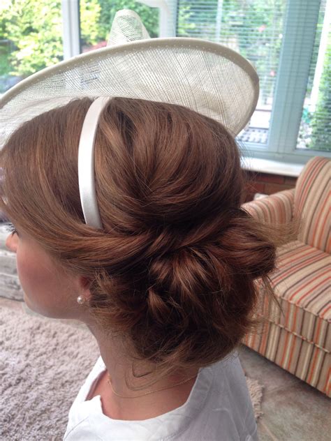 Free Wedding Guest Hairstyles For Medium Length Hair With Fascinator For Hair Ideas