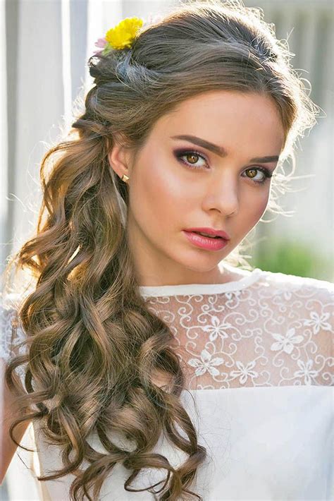 This Wedding Hair For Long Curly Hair For Bridesmaids