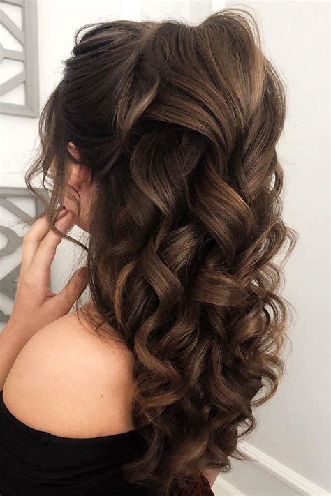 Perfect Wedding Hairstyles For Long Dark Brown Hair For Bridesmaids