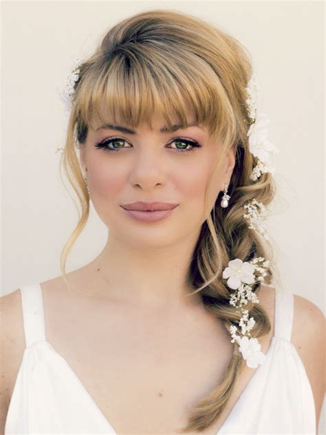 Perfect Wedding Hairstyles For Shoulder Length Hair With Fringe For Hair Ideas