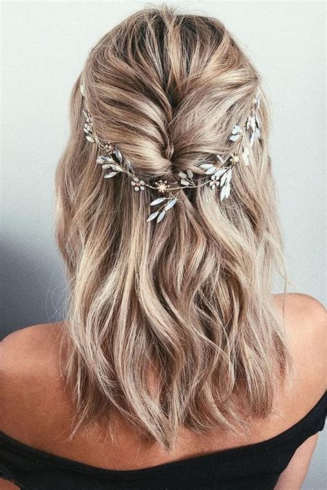 This Wedding Hairstyles Medium Length Down Trend This Years
