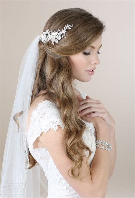 Fresh Wedding Hairstyles With Veil For Bridesmaids