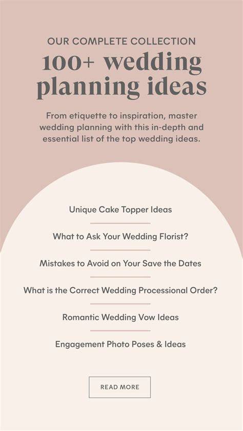 wedding ideas tips guide guide guide examples pinterest