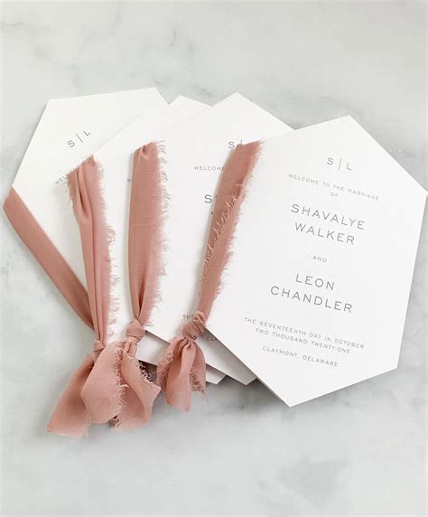 27+ Wedding Programs With Ribbon