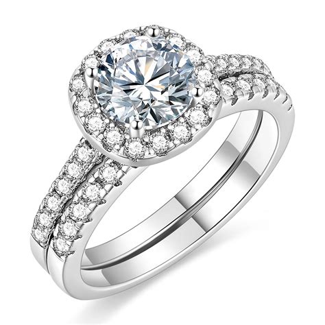 Wedding Rings Sets Silver