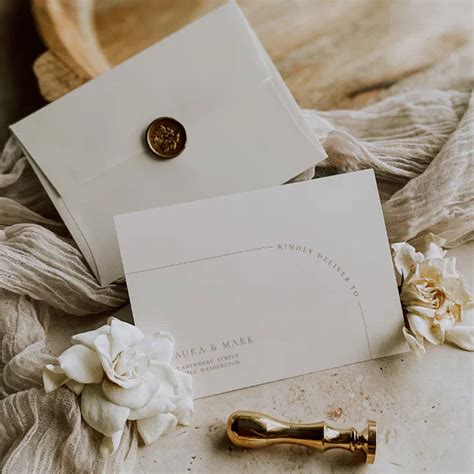 Wedding Rsvp Envelope Return Address