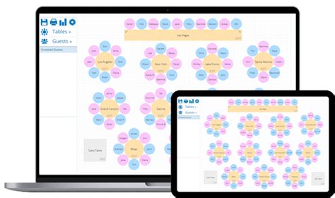 Wedding Seating Chart Template Templates Creative Market