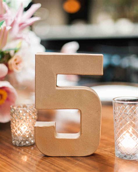 Wedding Table Numbers 35 Inspirational Designs