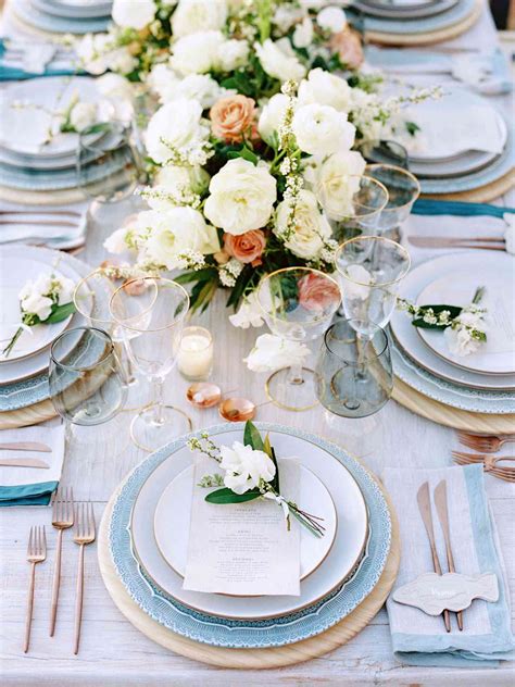 Wedding Table Setting Examples