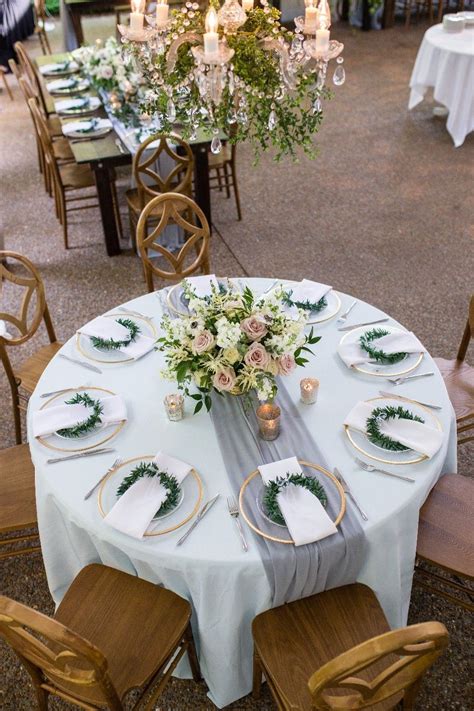 Wedding Table Settings Round