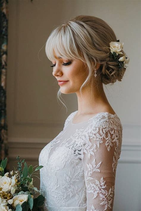 16+ Wedding Updo Bangs