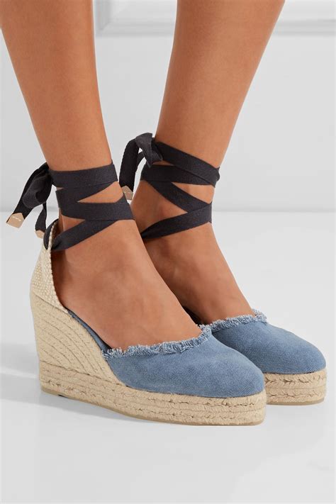 Wedge Espadrilles Blue