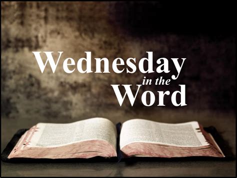 wednesday in the word