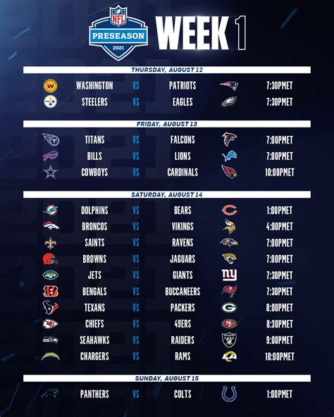 Chicago Bears 2022 Schedule Every Bears game from Week 1 to 18 Page