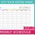 week schedule template printable