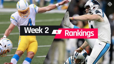week 2 kicker rankings