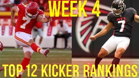 week 4 fantasy football kicker rankings