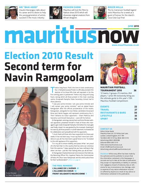 weekend newspaper mauritius