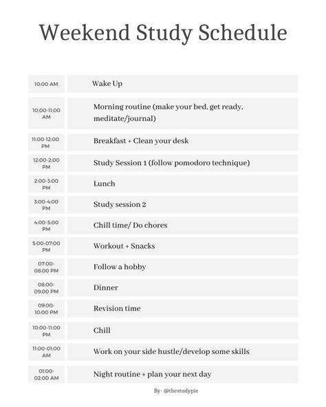 weekend study courses