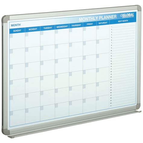 Weekly Calendar Dry Erase Board