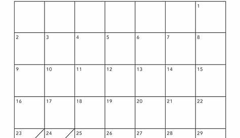 2022 Free Blank Calendar - Free Printable Templates