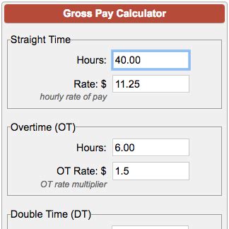 weekly pay calculator soup