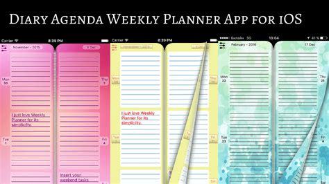 Weekly Planner App Ios