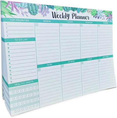 Weekly Planner Pads